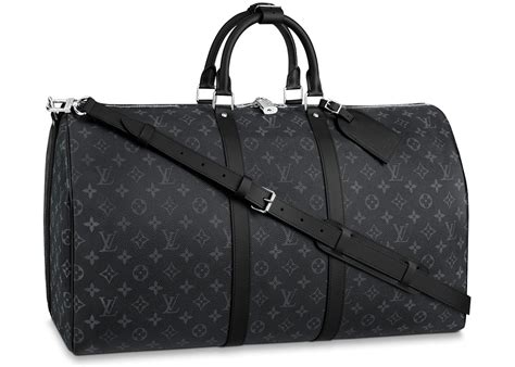 louis vuitton monogram eclipse keepall bandouliere 55